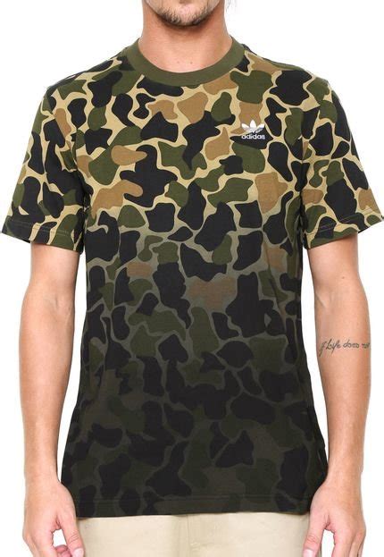 camiseta adidas originals camo verde|adidas ropa deportiva.